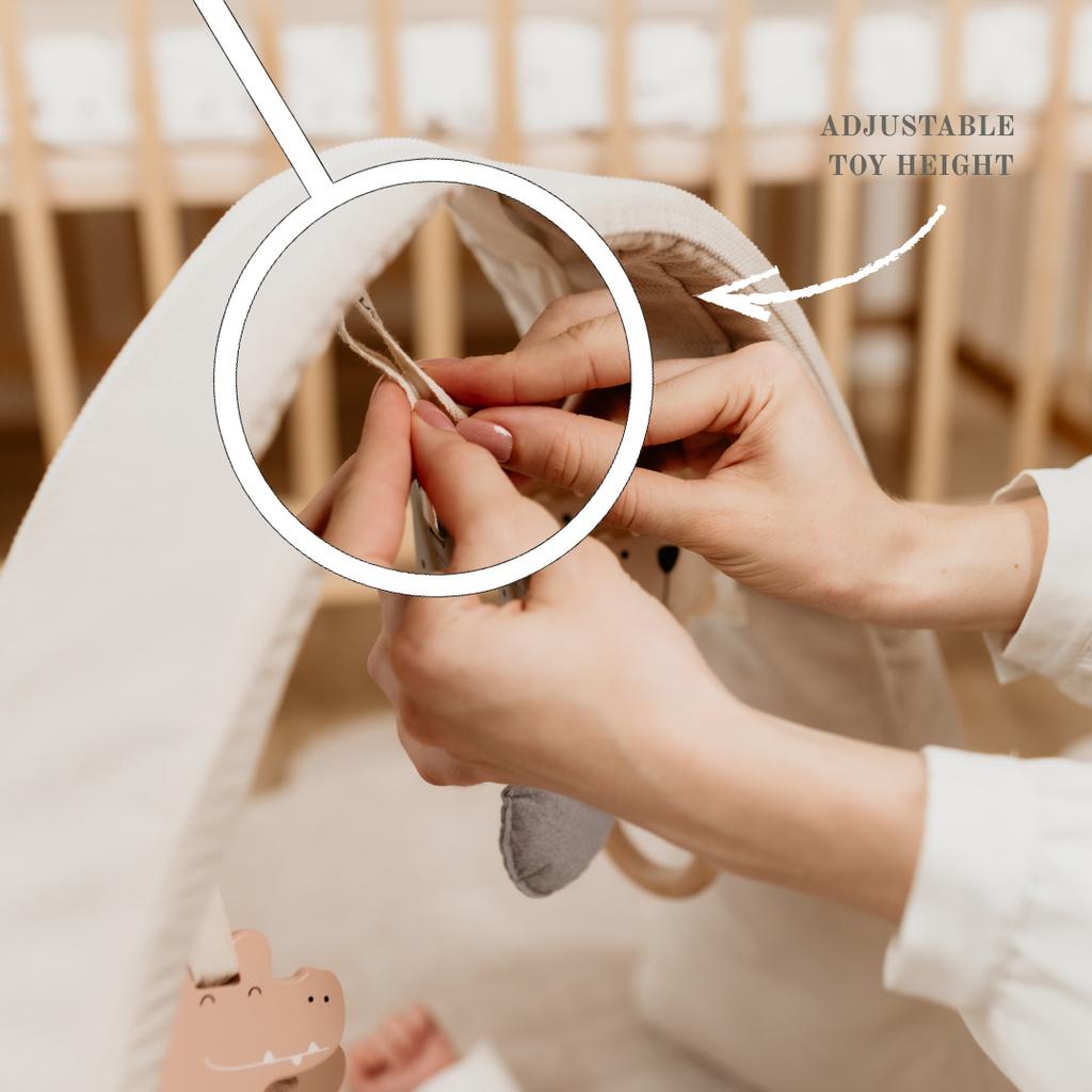 Adjustable Toy Arch With Sounds Grey