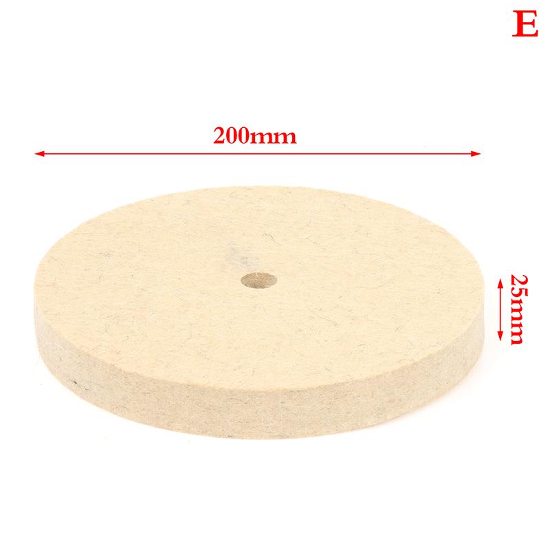 75-200mm Wool Polishing Wheel Buffing Pads Angle Grinder Wheel Felt Polishing Disc For Metal Marble Glass Ceramics