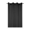 Voilage - Mona - 135 X 260 Cm - Noir - 100% Polyester - Œillets Métalliques