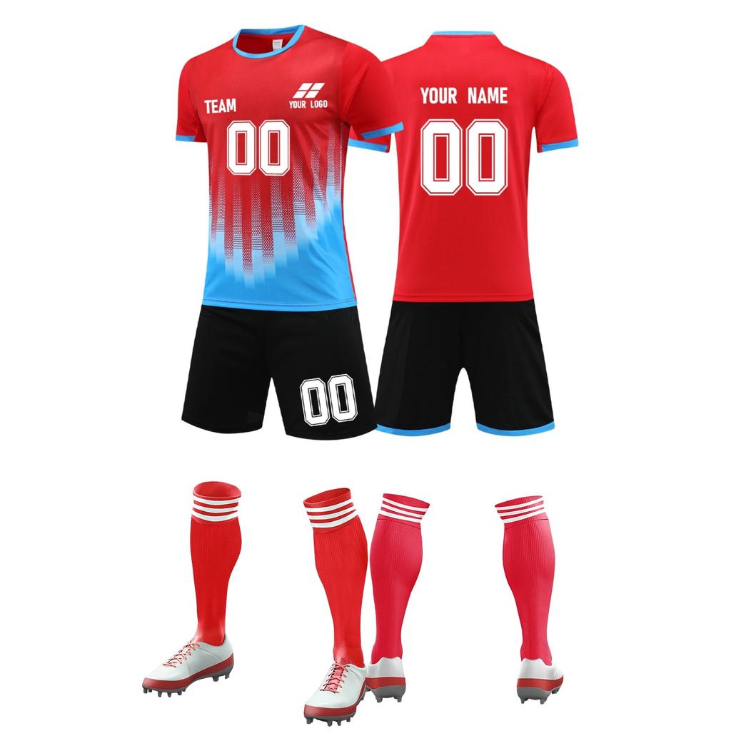 Футбольные майки, футбольная форма, шорты, комплект носков, шорты, носки, размеры одежды для взрослых и детей