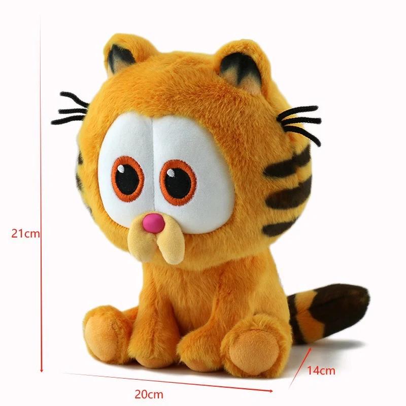 Kawaii Garfield Cat Anime Plush Toys Cute Garfield Family Odie Stuffed Anime Plushies Kawaii Cartoon Peluche Dolls Gifts Kids