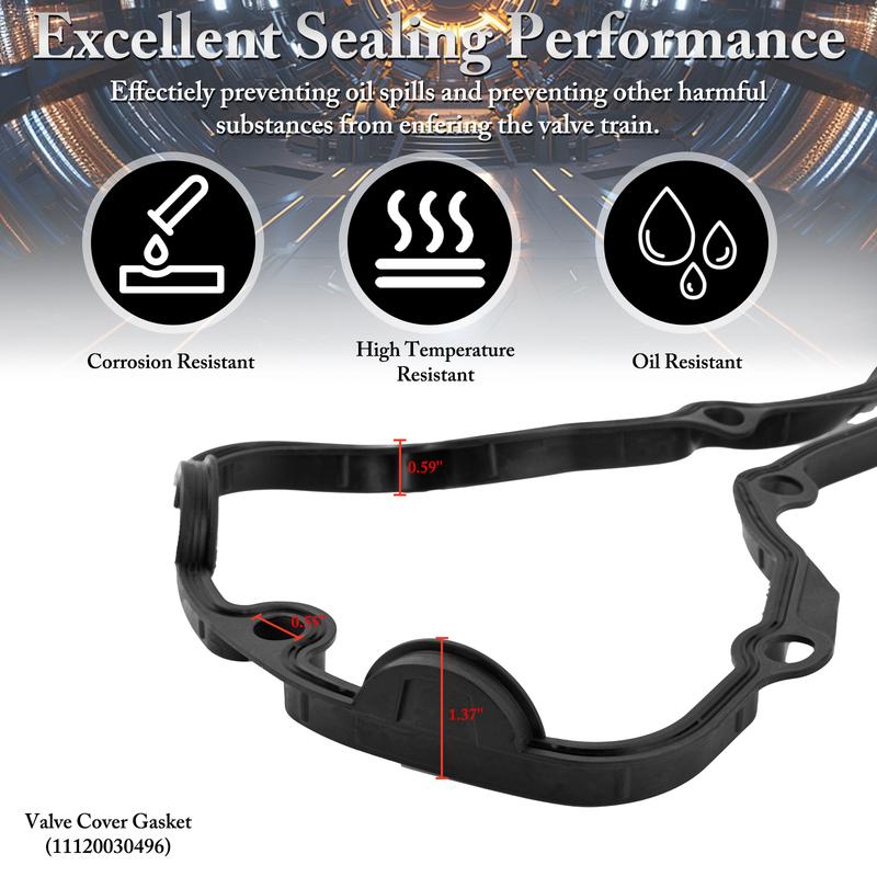 Прокладка крышки клапана двигателя автомобиля для BMW 3 5 7 серии X3 X5 Z3 Z4 00-06 325i 325 325xi 525i 730i M54 11129070990 11121437395
