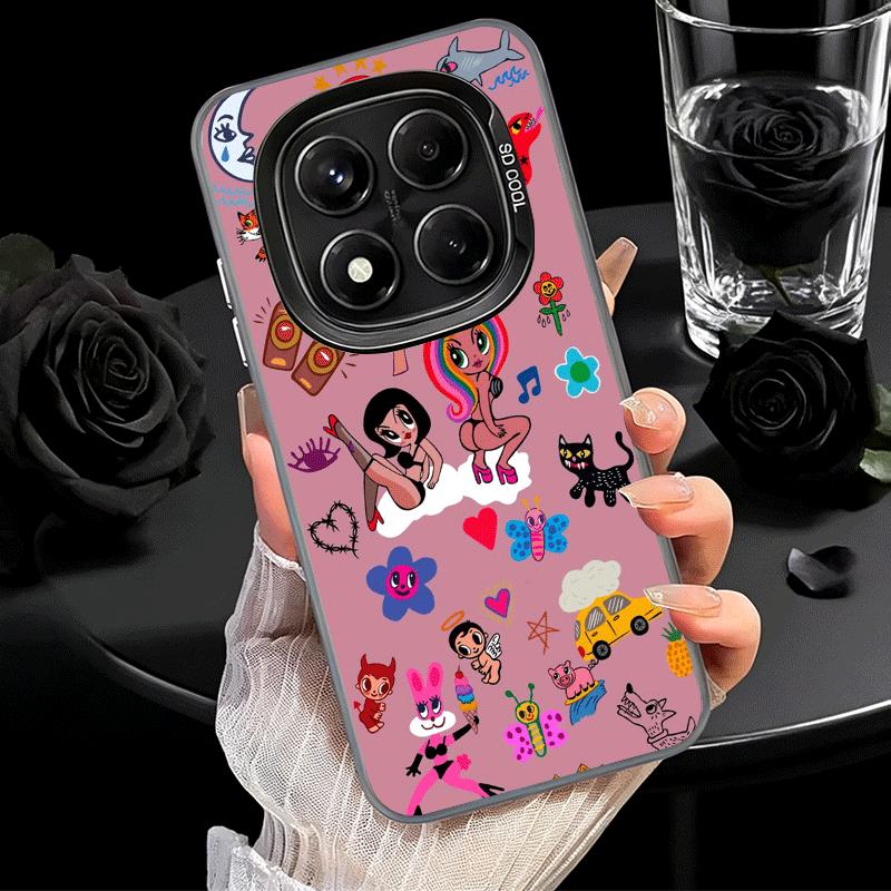 Мягкий чехол для телефона Karolg M-Manana Sera B-Bonito для Xiaomi Redmi Note 13 14 15 Pro Plus 12S 12 11S 11 11T 10S 10 Ударопрочный чехол