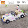 LOZ 1119 Vehicle Model Love Wedding Car Flower Diamond Cat Animal Balloon 3D Mini Blocks Bricks Building Toy No Box