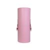 Round PU Leather Makeup Brush Holder Cylinder Organizer Desk Vanity Storage