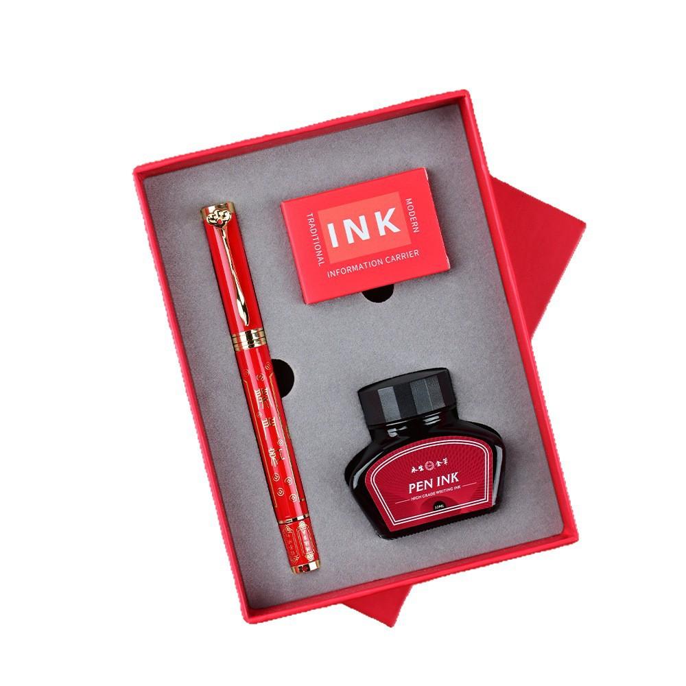 Teachers' Day Gifts Must Pass The Champion Pen In Every Exam, The Gold List Title Pen Set Has A Good Start, Ruyi Pen