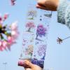 ПЭТ Лента Романтичная Вишня Весенний Цветок Дерево Лента Креативный Фон для Ручного Аккаунта Коллаж Сделай Сам Украшение для Поздравительной Открытки