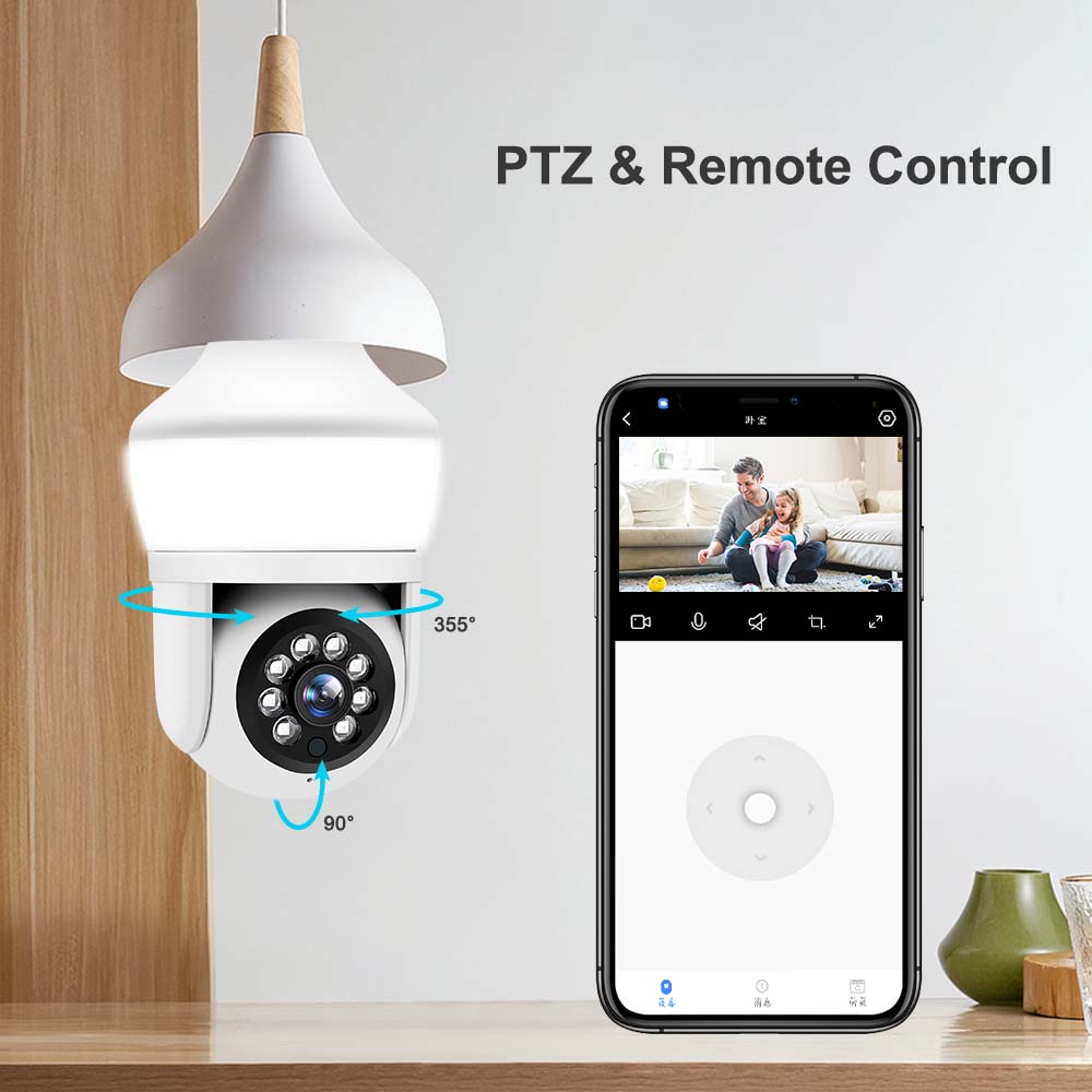 3-мегапиксельная беспроводная WiFi-лампа-лампа odlight 800 люмен светодиодный садовый настенный светильник цветная ночная охрана видеонаблюдение