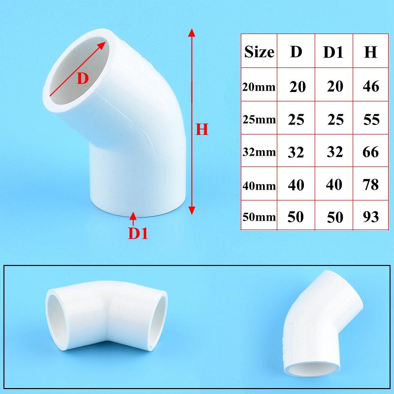 2 шт. 20~50 мм ПВХ труба прямой тройник колено соединение крестообразный соединитель садовый ирригационный водопроводный кран шаровой клапан для контроля воды в аквариуме