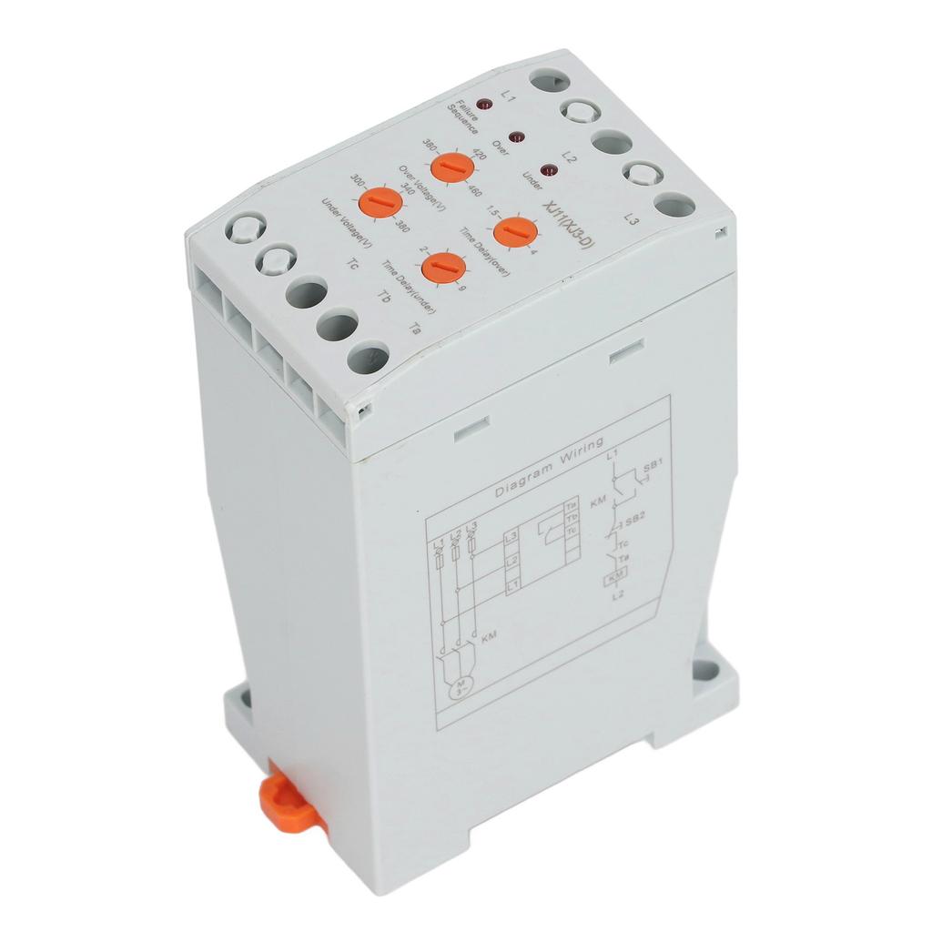 Реле контроля обрыва фаз и последовательности фаз, устройство защиты от перенапряжения, AC380V