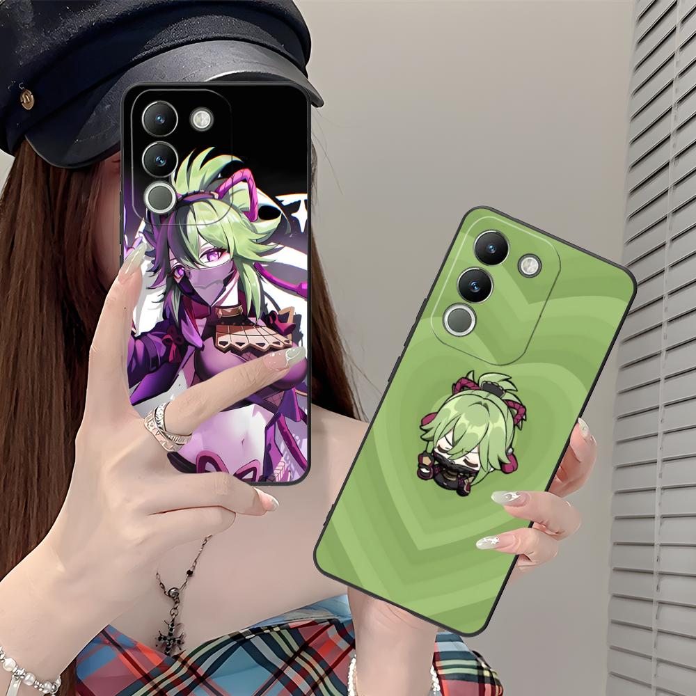 Игровой чехол для мобильного телефона GI Kuki Shinobu для VIVO Y77 76 75 74 73 72 58 56 55 51 50 38 36 Y19 Y18 Y03 Y01 5G с принтом
