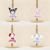 Soft Short Plush Sanrio Animal Keychain Toys Featuring Kuromi Cinnamoroll Melody And Kt