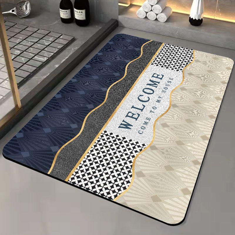 Коврик для пола из диатомовой грязи, впитывающий нескользящий коврик, бытовой коврик для двери, быстросохнущий коврик для туалета, ванной комнаты, душа, коврик для пола