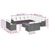 VidaXL Salon de Jardin avec Coussins 14 pcs, Canapés de Terrasse, Ensemble de Meubles de Patio, Mobilier d'Extérieur, 3226535