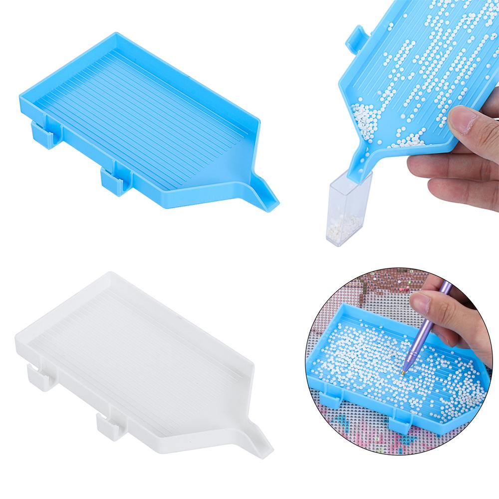 Painting Diamond Painting Drill Plate Large Capacity Plastic Tray Diamond Painting Accessories