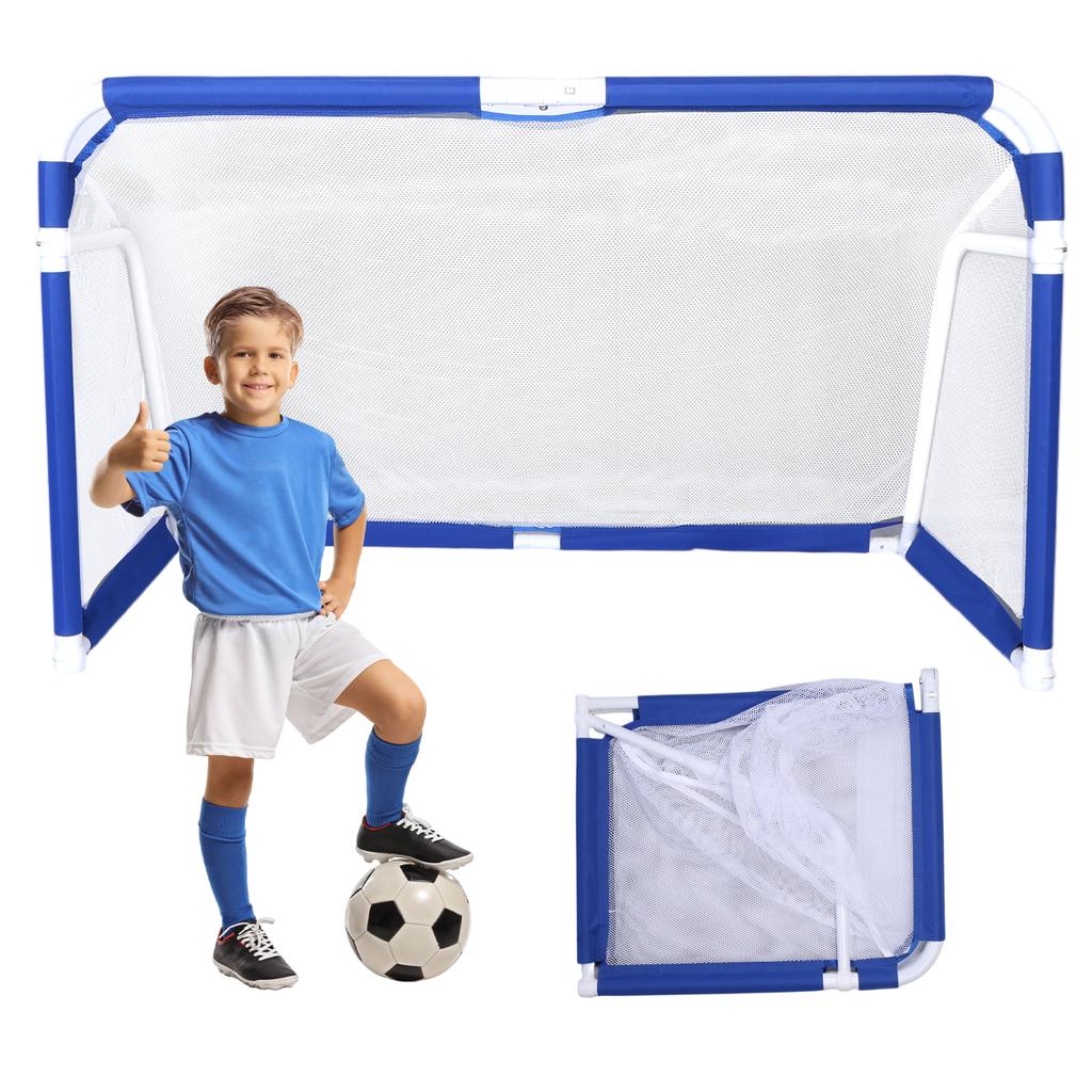 Soccer Net Portable Folding Football Goal Foldable Football Net for Kids and Youth Outdoor Soccer Ball Training