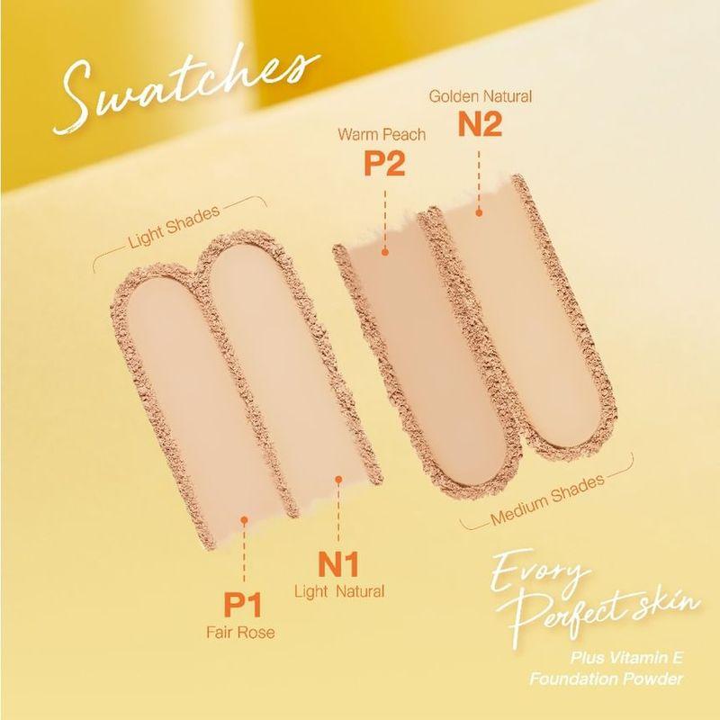 Cute Press - Пудра-основа Evory Perfect Skin с витамином E