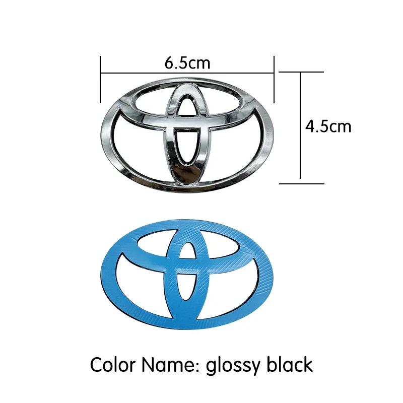 Наклейки-эмблемы на руль без разборки для Toyota Corolla Camry RAV4 Yaris Vios Hilux Prius CHR Аксессуары