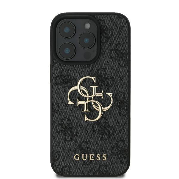 Etui do iPhone 16 Pro Max czarne Guess Hardcase Big Logo
