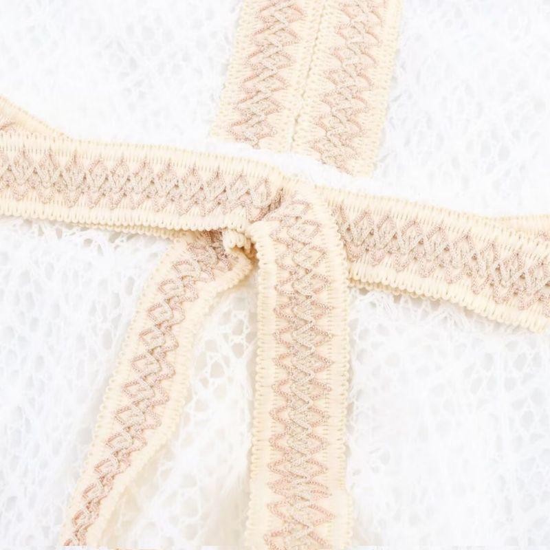 Kaslead New Women Clothes Western Style Fashion Pure Desire Wind Bow Decoration Vacation Sling Dress