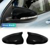 Для VW Для Volkswagen Golf 6 MK6 GTI GTD 2009-2013 2x Накладки на боковые зеркала заднего вида с эффектом карбона