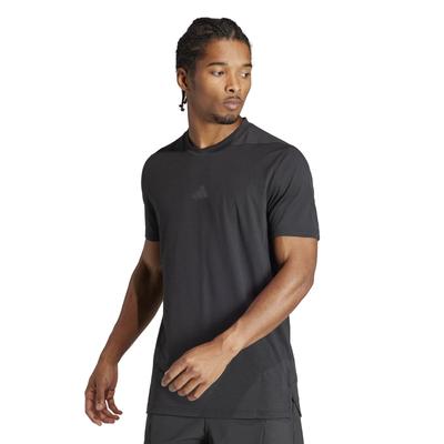 Мужская футболка с коротким рукавом Adidas D4T, черная, размер L, IEJ24, (IK9725),