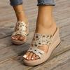 Мода 2024 Летняя женская обувь Высокое качество Большие размеры Модные женские пляжные туфли Высокие каблуки Тапочки со стразами