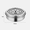 1PC Stainless Steel Mosquito Incense Box with Cover Mosquito Incense Plate Nail Teeth Mosquito Incense Tray Fire