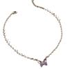 2025 Elegant Butterfly Pearl Necklace - Light Luxury, Sweet Clavicle Chain, Niche Design for Versatile Styles