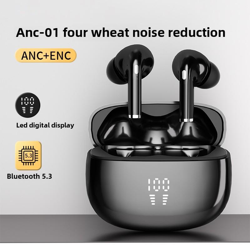 New Active Noise-cancelling ENC Bluetooth 5.3 Headset Button Battery Ultra Long Life TWS