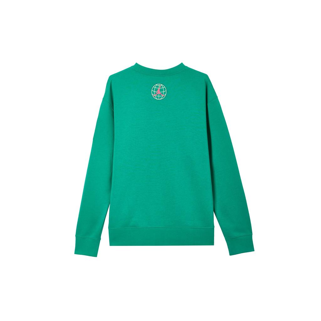 Jordan Air Jordan Mountainside Sweatshirts Men's Green Crew Neck Moderate Regular CT3492-370