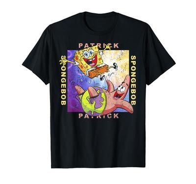 Футболка Spongebob Squarepants Patrick and Spongebob Box Up