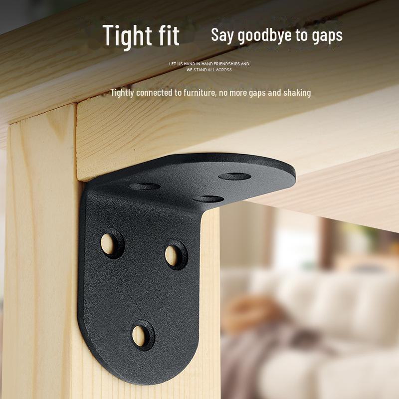 Кронштейн для полок L-образной формы из нержавеющей стали, соединитель под прямым углом 90 градусов