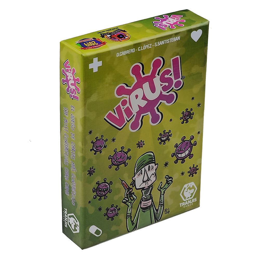 Английская карточная игра про вирусную инфекцию: Интерактивная игрушка для семьи и детей