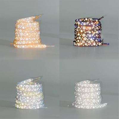 Светоотражающая звезда галактика кружево светящаяся веревка мужские и женские аксессуары парусиновая обувь баскетбольная обувь кружево