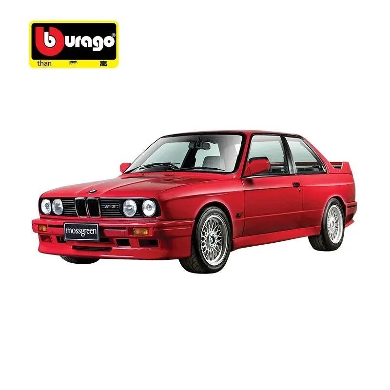 Бураго 1:24 BMW M3 1988 Детский автомобиль 21100W Белый