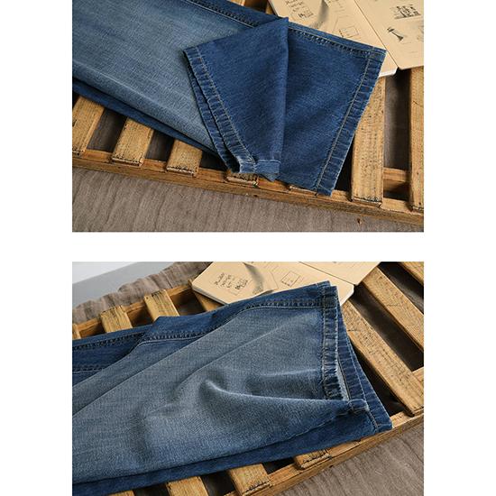 Nostalgic Jeans, Retro High Waisted Slimming Fashion Women's Wide Leg Pants, Loose Casual Pants, Denim Pants