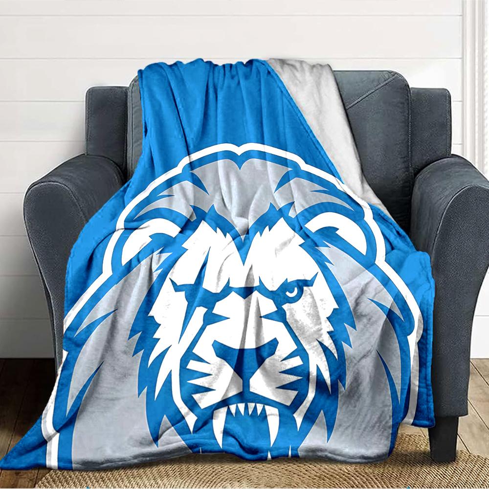 1pc Football Team (71) Blanket, Gift, for Men and Women, Soft Blanket, Good for Sofa Bed Couch Travel, Lightweight Flannel Blanket