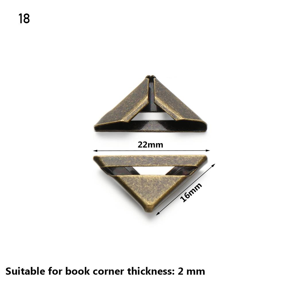 Поделки Украшение книг Меню Защитные уголки для книг Аксессуары для скрапбукинга Металлические уголки Фотоальбомы
