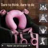 Deba Adult Split Leg Pillow & Handcuffs Set for Bedroom Fun