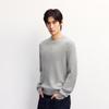 Мужской однотонный свитер Jack & Jones с круглым вырезом, можно стирать в машине