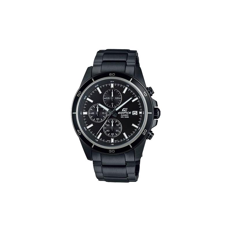 Casio Серия EDIFICE Единорог Стальной ремешок Водонепроницаемые Деловая рекомендация Кварцевый механизм Стальной ремешок Японский и корейский EFR-526BK-1A1
