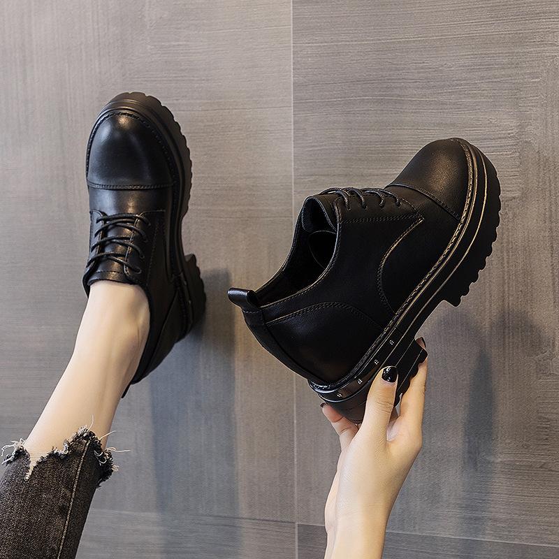 Fujin Женская повседневная обувь из натуральной кожи, белые спортивные женские кроссовки для бега, удобная обувь на платформе