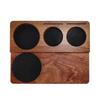 51MM/54MM/58MM Coffee Tamper Mat Station Stand Sapele Wood Portafilter Holder Support Base Rack Barista Espresso Accessories