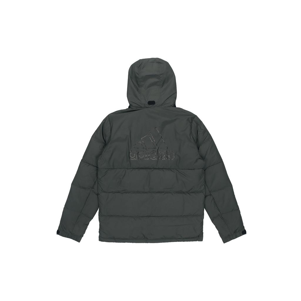 Adidas Hooded Casual Warm Down Jacket Men Outerwear Deep-Earth-Brown GF0064