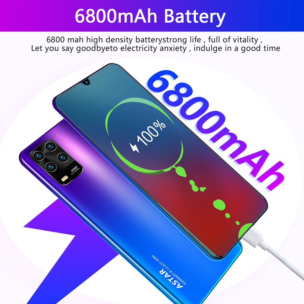 7,5-дюймовый HD+ME10 MTK6799 Мобильные телефоны 8 ГБ ОЗУ 512 ГБ ПЗУ 8 МП+16 МП смартфон