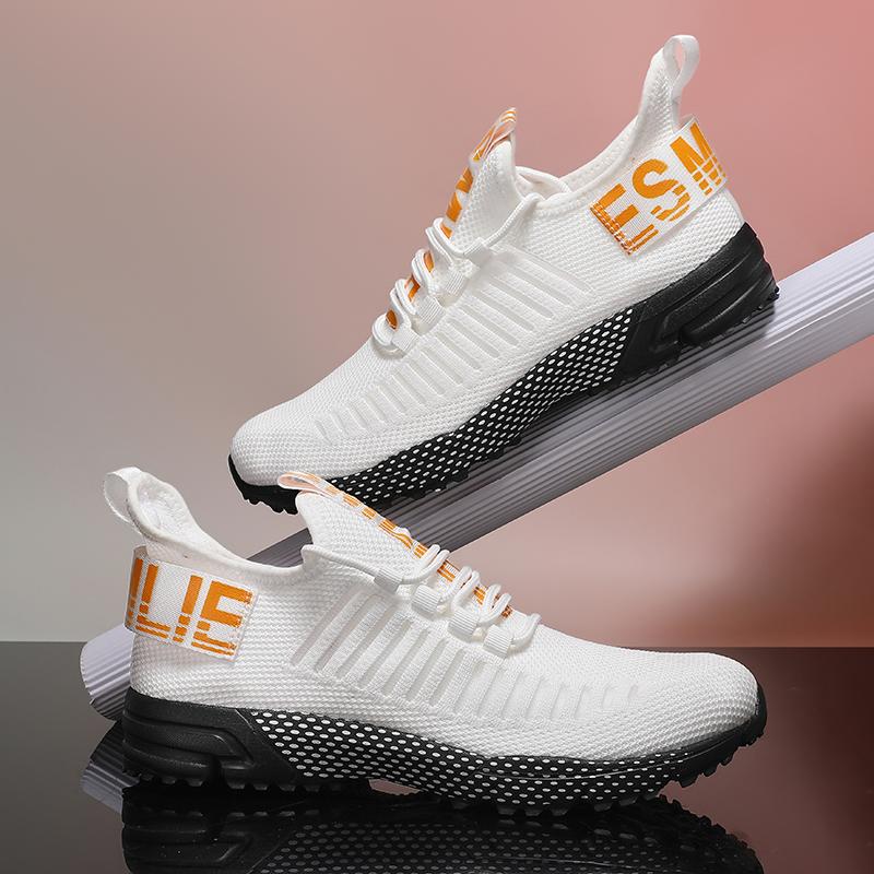 Men's Breathable Walking Shoes Platform Sneakers Fashion Comfortable Running Sport Shoes for Man Casual Baskets Tenis Masculino