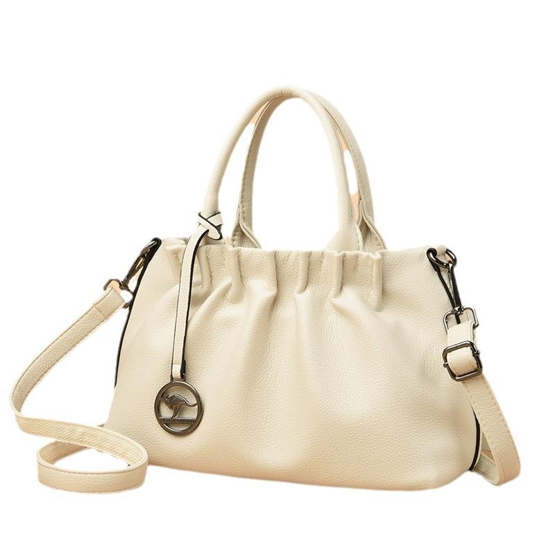 Pleated Cloud Bag Feeling Exquisite Messenger Bag Underarm Bag Shoulder Chain Leather Texture Women'S Bag