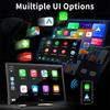 Imagebon 9" 4K Dashcam Wireless CarPlay & Android Auto Car DVR GPS Navigation Night Vision Dual Lens WiFi AUX FM