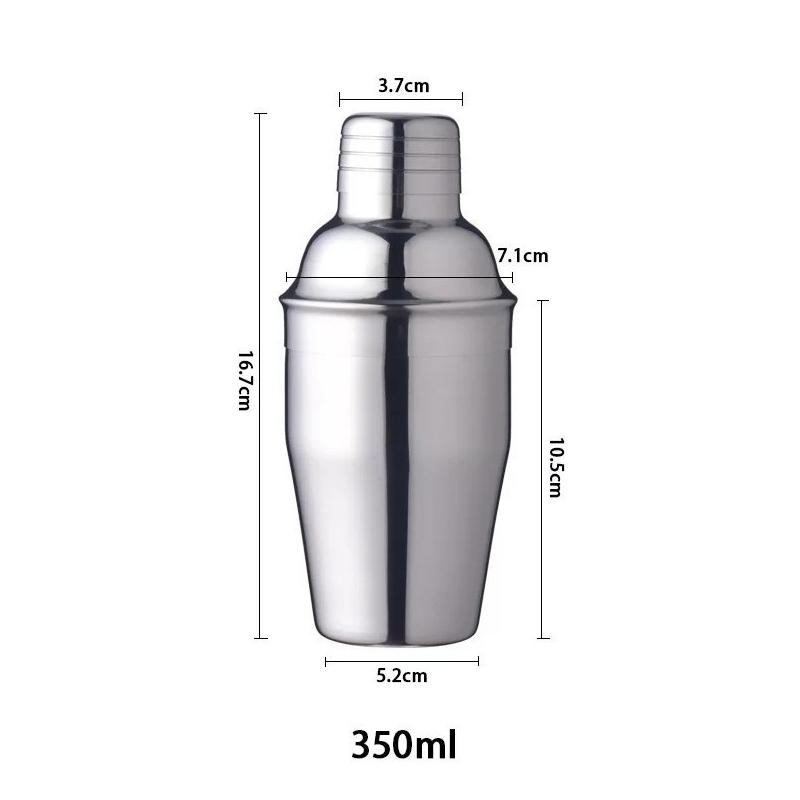 350/550/750ml Stainless Steel Cocktail Shaker Shaker for Cocktails Accessories Boston Style Shaker Party Bar Tools JBGJ01
